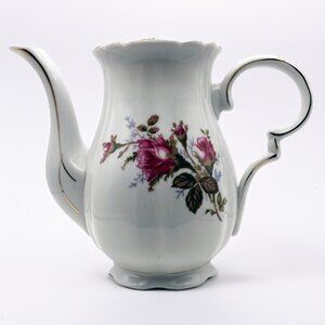 Vintage Japan Pink Moss Rose Teapot